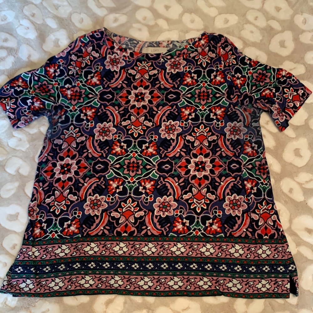 Floral loft XL top